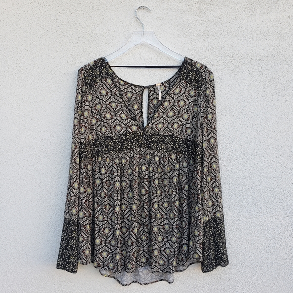 FREE PEOPLE Rolling Hills Tunic Size M - Picture 4 of 7